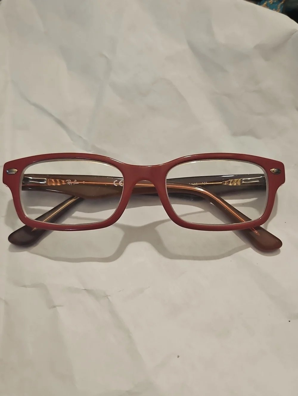 Ray-Ban Red Glasses